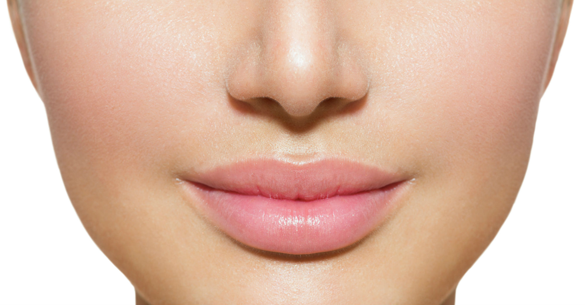 woman with full lips